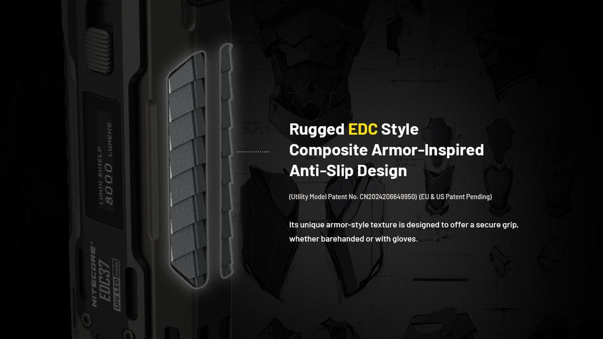 Nitecore EDC37 Rechargeable LED Torch