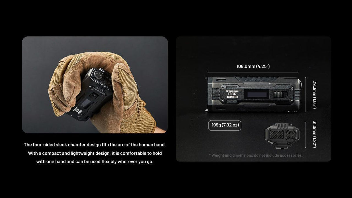 Nitecore EDC37 Rechargeable LED Torch