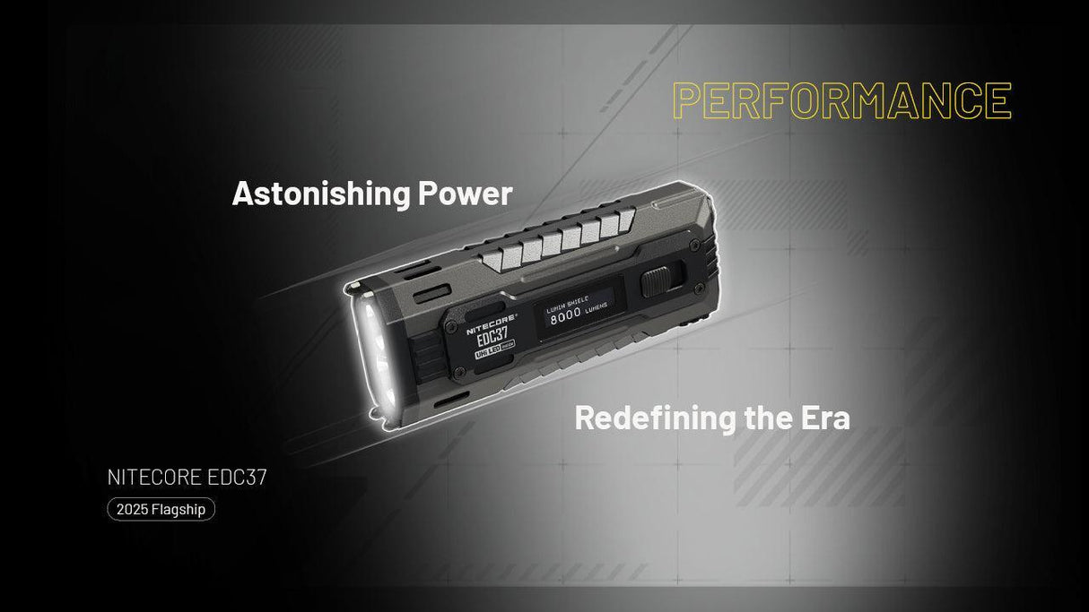 Nitecore EDC37 Rechargeable LED Torch