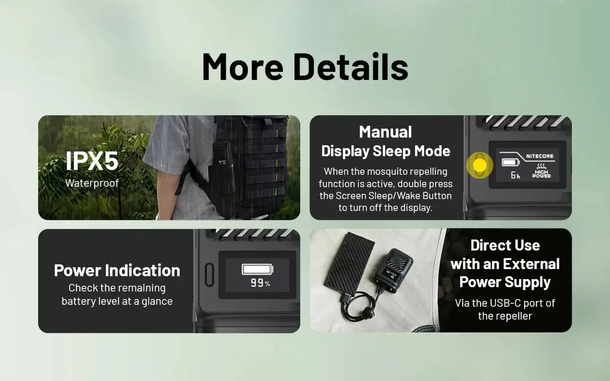 Nitecore EMR23 Portable Electronic Repeller