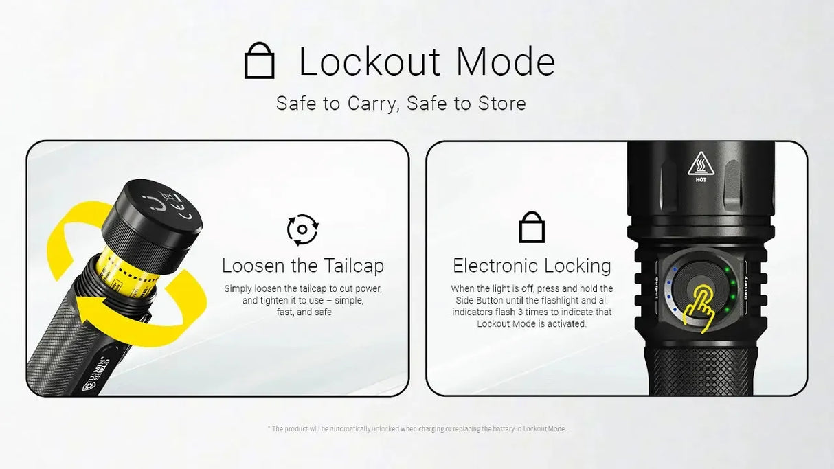 Nitecore EX7 Rechargeable LED Torch