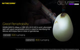 Nitecore GEM8 Gemstone Identification LED Torch