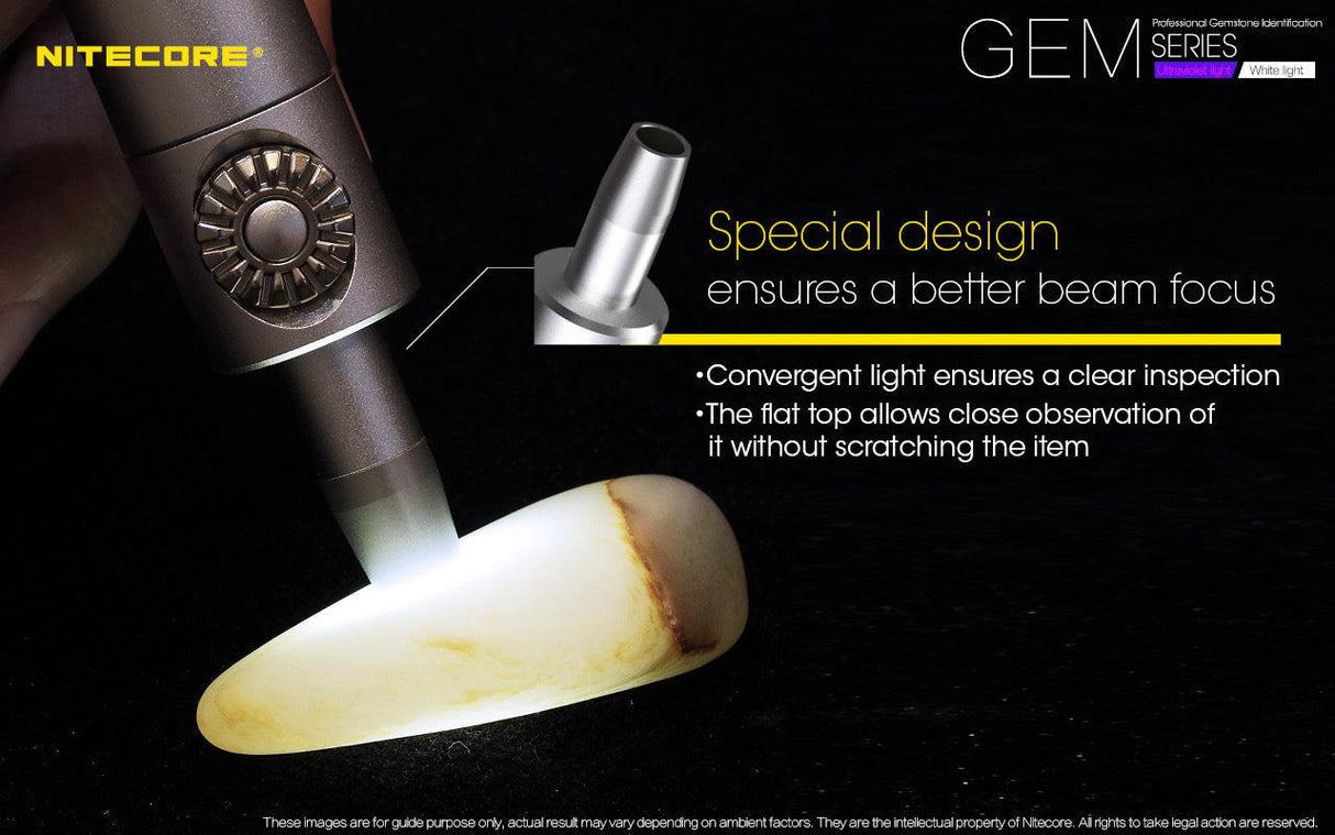 Nitecore GEM8 Gemstone Identification LED Torch