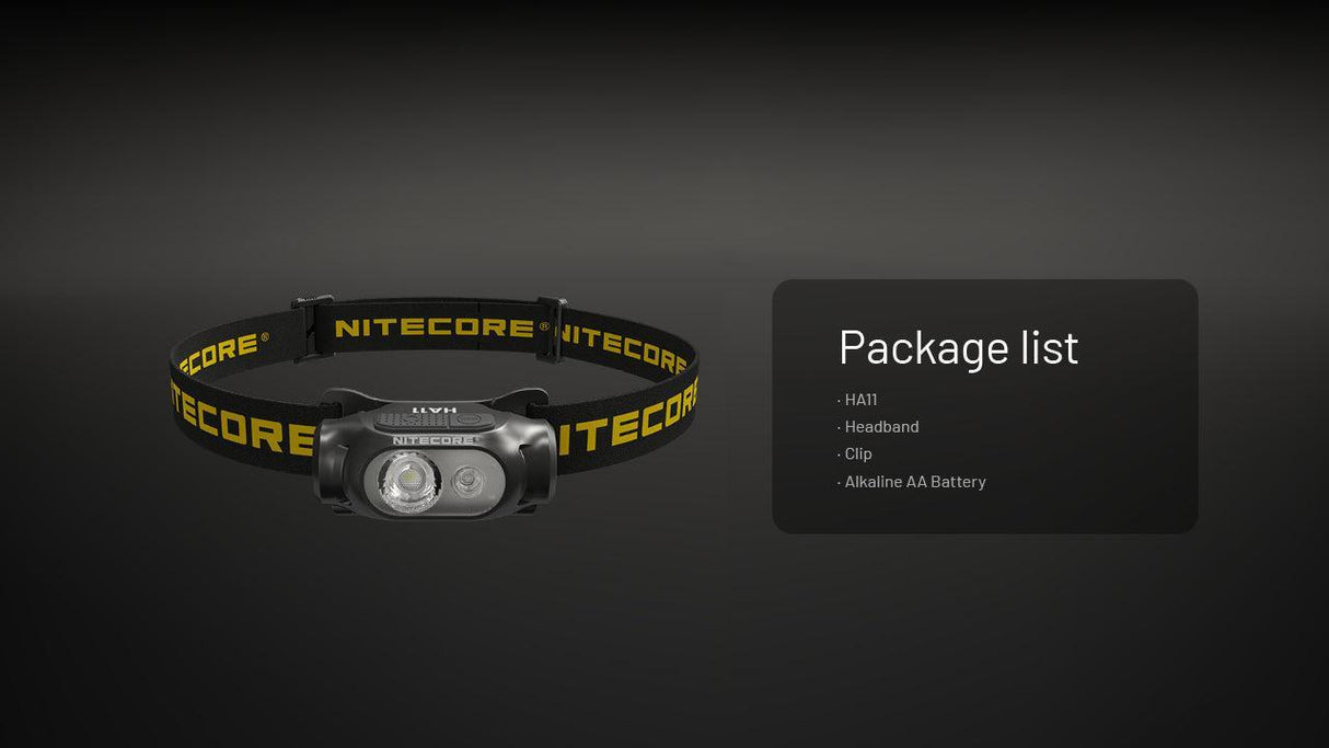 Nitecore HA11 LED Head Torch