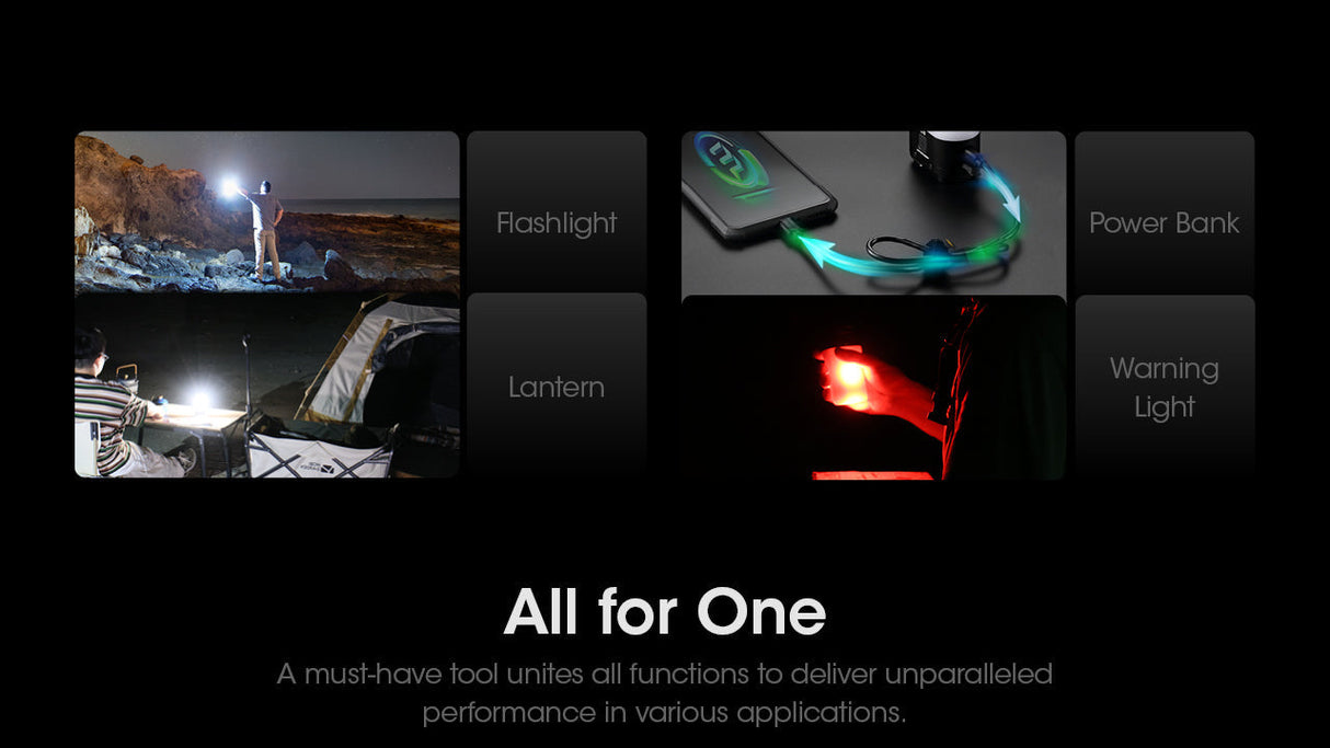 Nitecore LR70 Rechargeable LED Camping Lantern & Power Bank