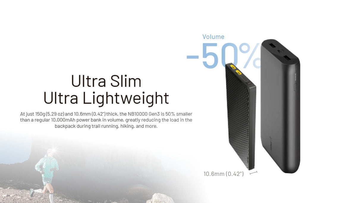 Nitecore NB10000 GEN 3 USB-C 10000 mAh Power Bank