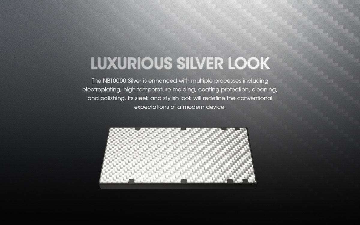 Nitecore NB10000 Silver USB-C 10000 mAh Power Bank