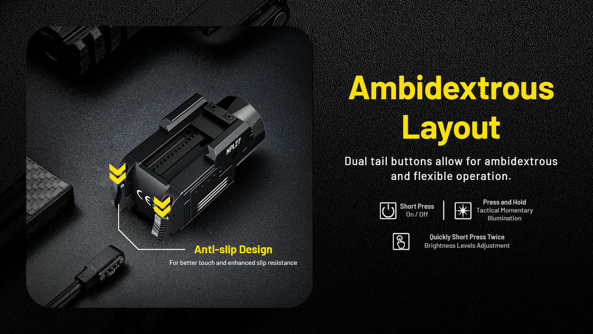 Nitecore NPL27 Compact Tactical Light