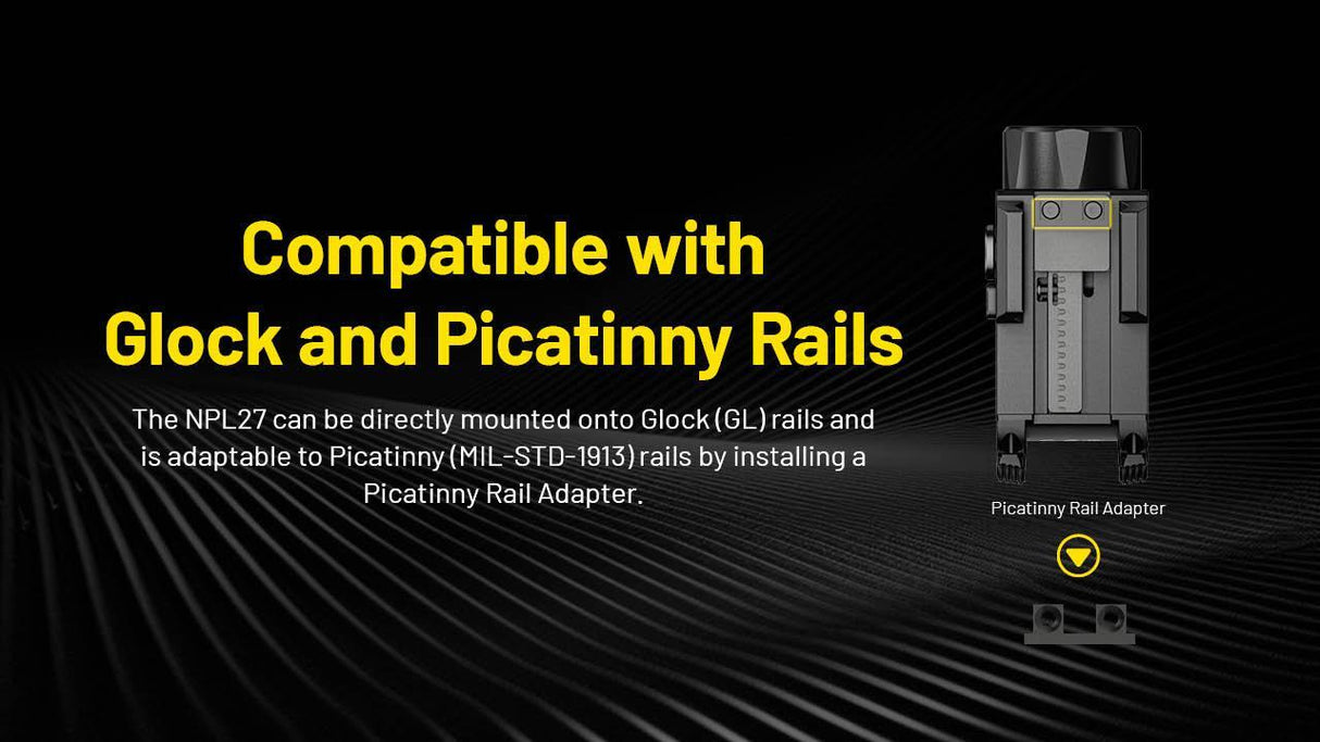 Nitecore NPL27 Compact Tactical Light