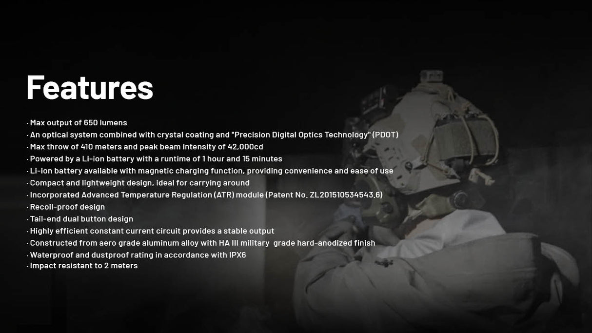 Nitecore NPL27 Compact Tactical Light