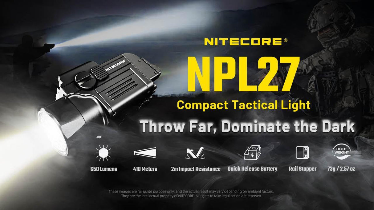 Nitecore NPL27 Compact Tactical Light