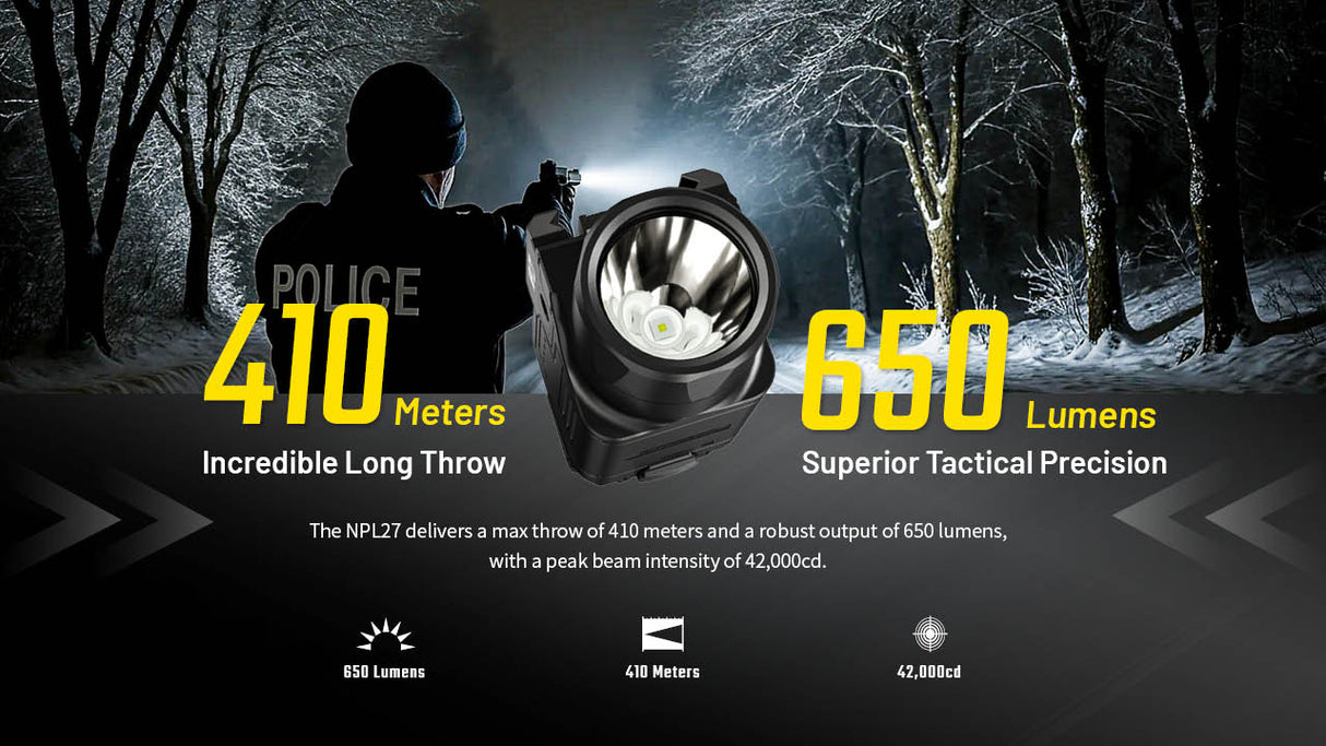 Nitecore NPL27 Compact Tactical Light