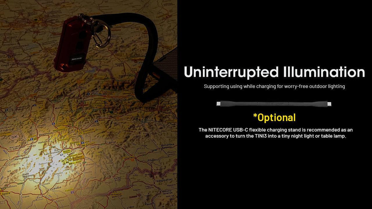 Nitecore TINI 3 Rechargeable LED Key Ring Torch