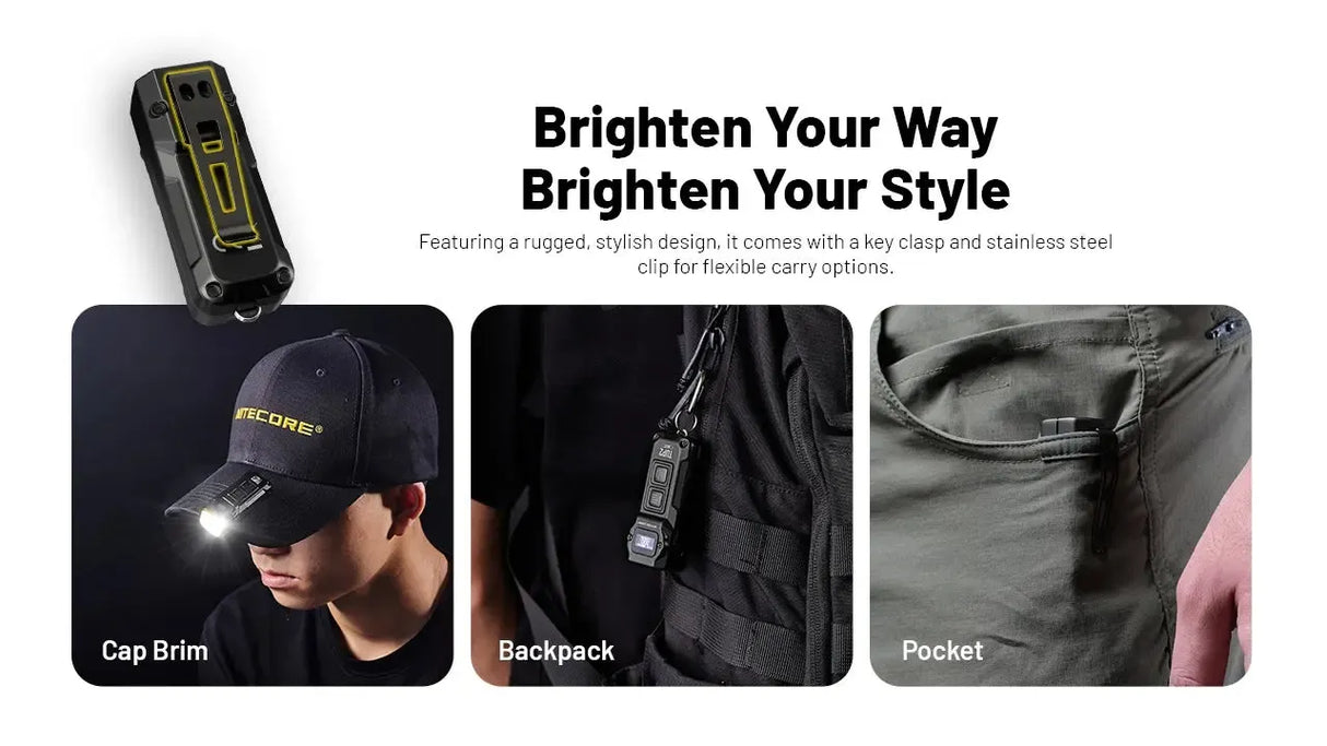 Nitecore TUP2 MCT Rechargeable LED Key Ring Torch