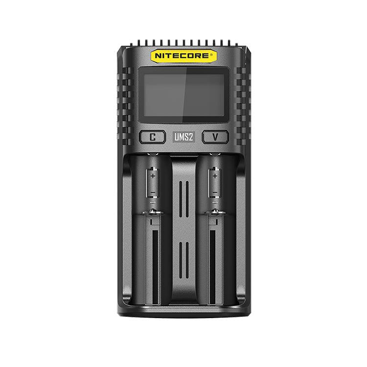Nitecore UMS2 Dual Bay USB Li-ion/NiMH Battery Charger