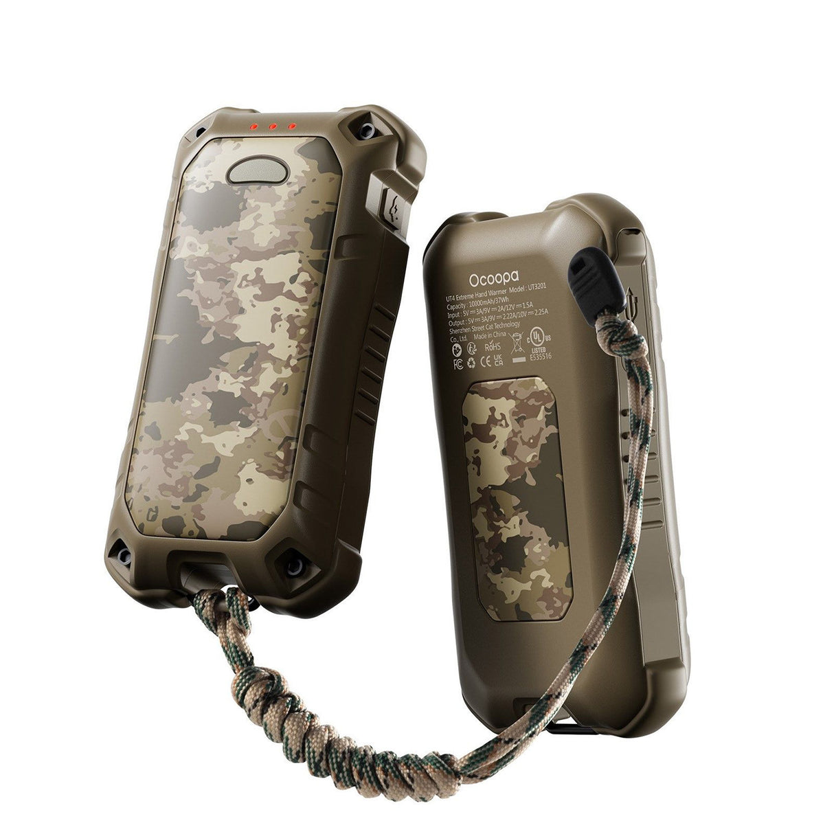 Ocoopa UT4 Extreme Rechargeable Hand Warmers (2 Pack)