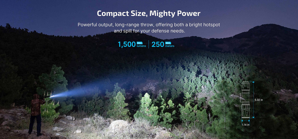 Olight Odin S M-LOK Rechargeable Weapon Mountable LED Torch