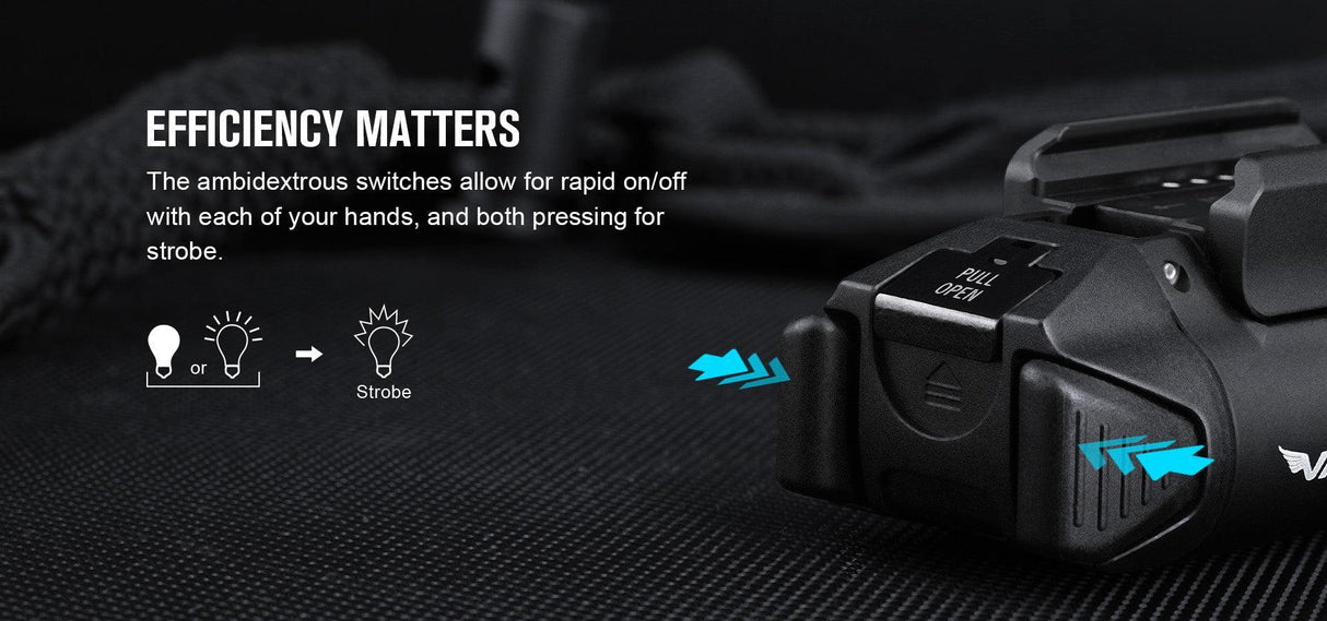 Olight PL-3S Valkyrie Rail Mountable LED Torch