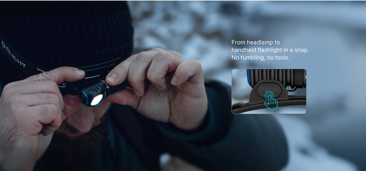 Olight Perun 3 Mini HCRI Rechargeable Versatile LED Head Torch