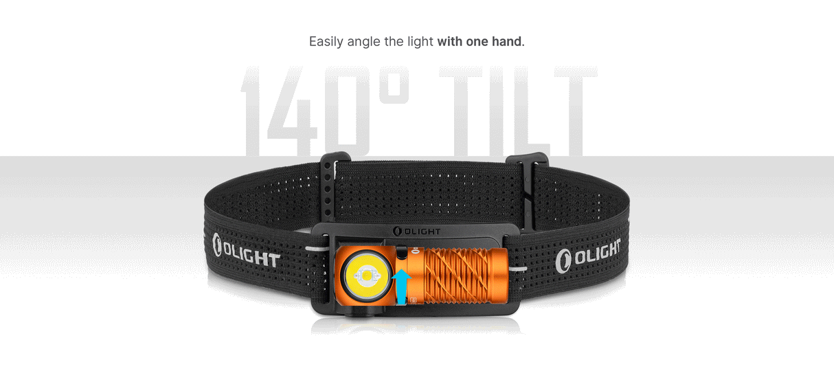 Olight Perun 3 Mini Rechargeable Versatile LED Head Torch