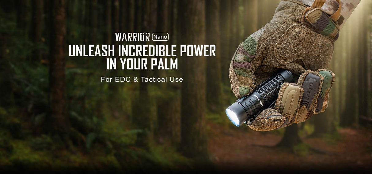 Olight Warrior Nano Rechargeable LED Torch