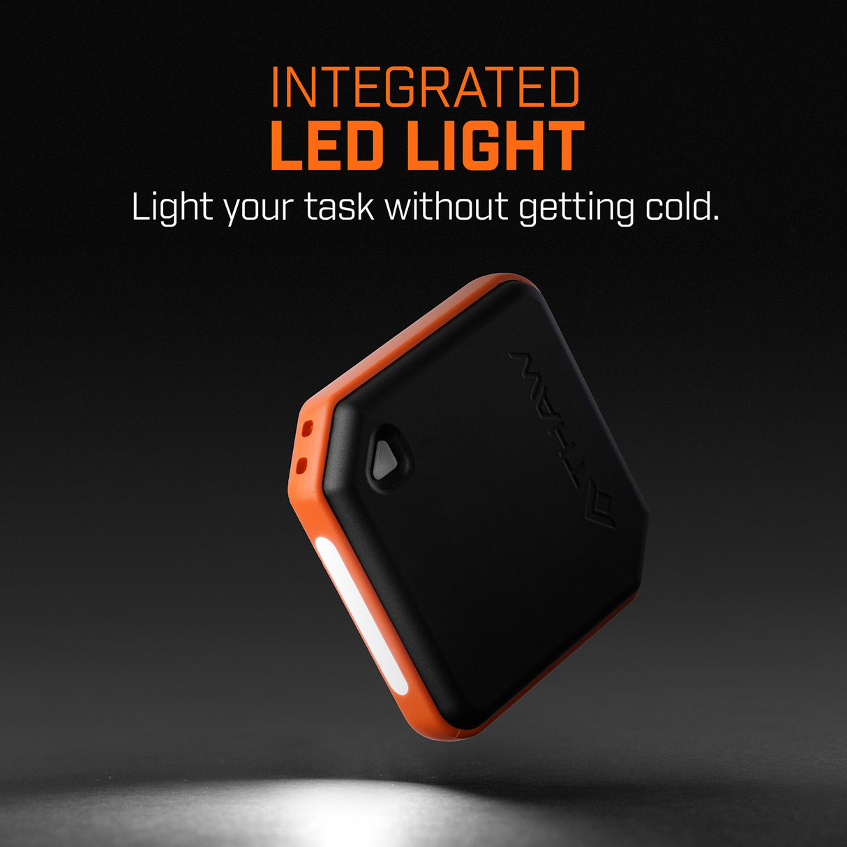 THAW 2K RC Rechargeable Hand Warmers with Integrated LED Light (Pack of 2)