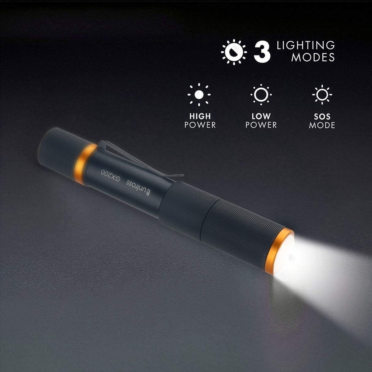 Uniross GX200 Rechargeable LED Torch