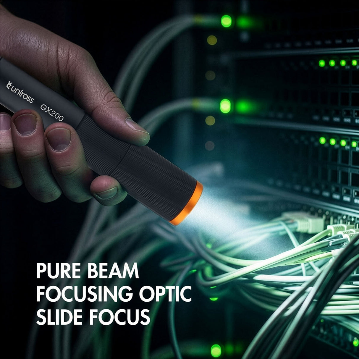 Uniross GX200 Rechargeable LED Torch