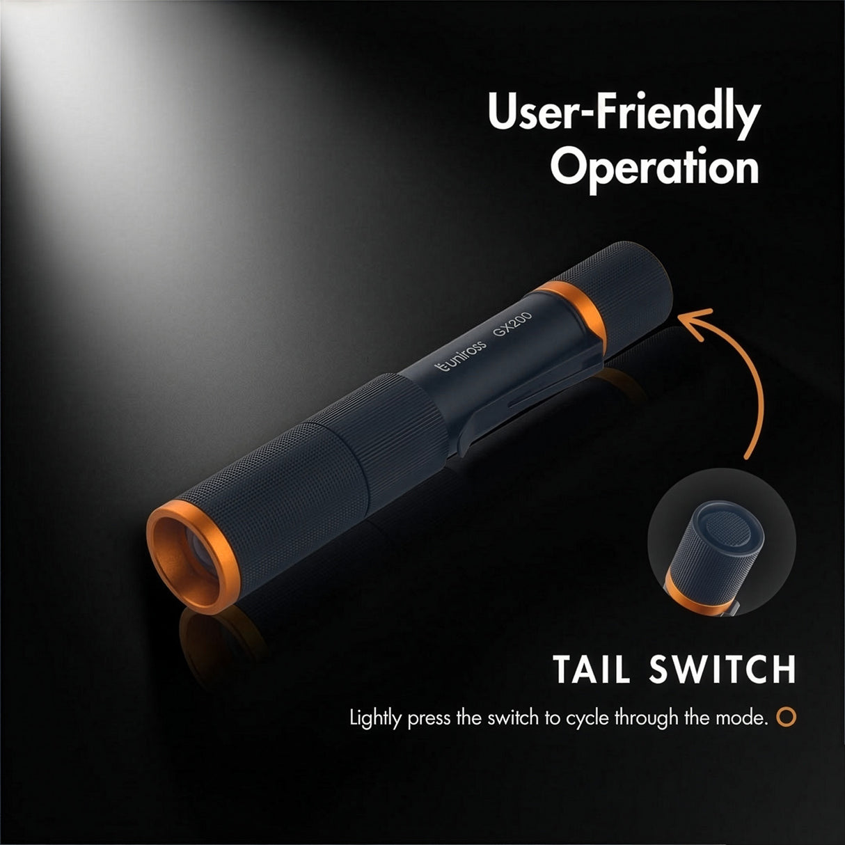 Uniross GX200 Rechargeable LED Torch
