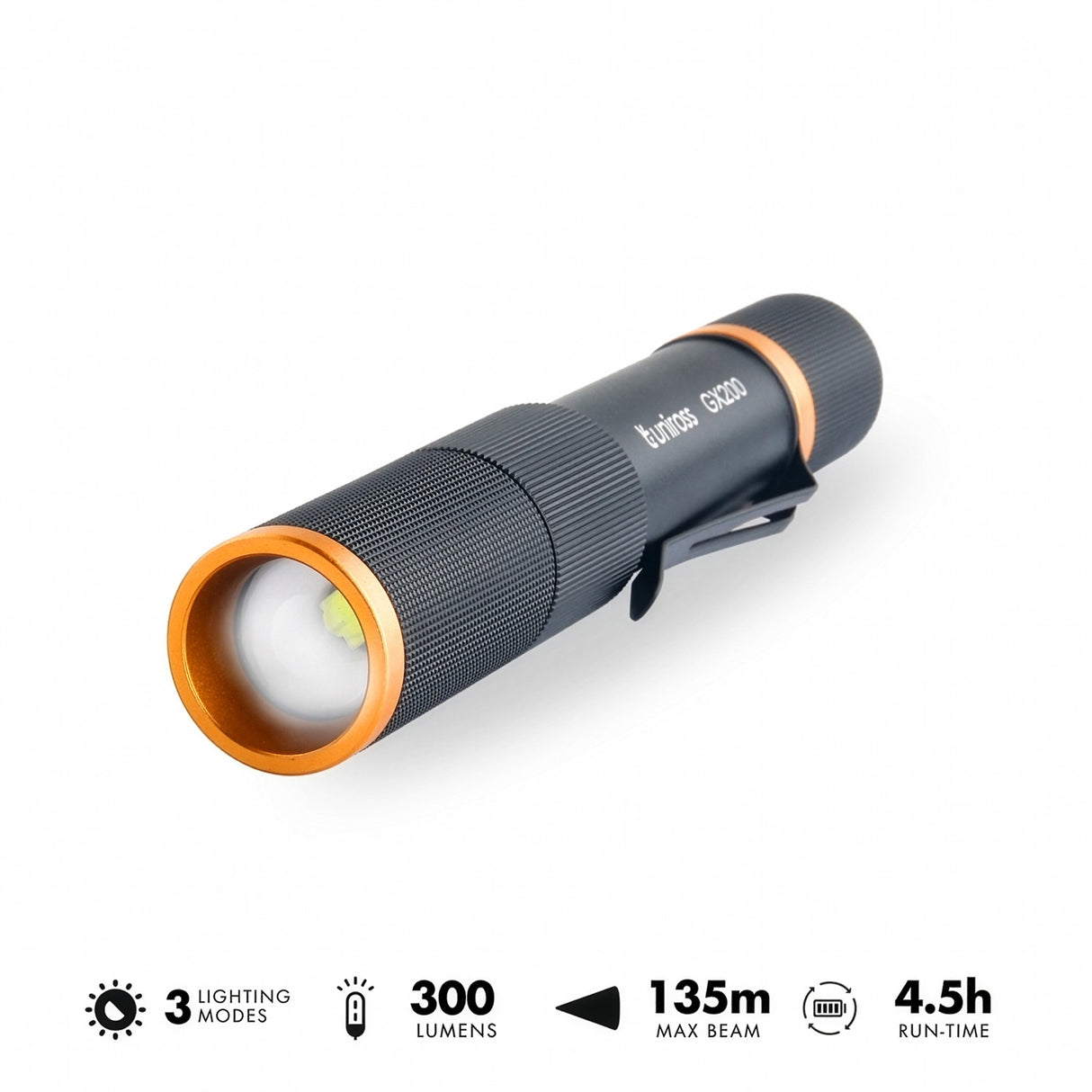 Uniross GX200 Rechargeable LED Torch