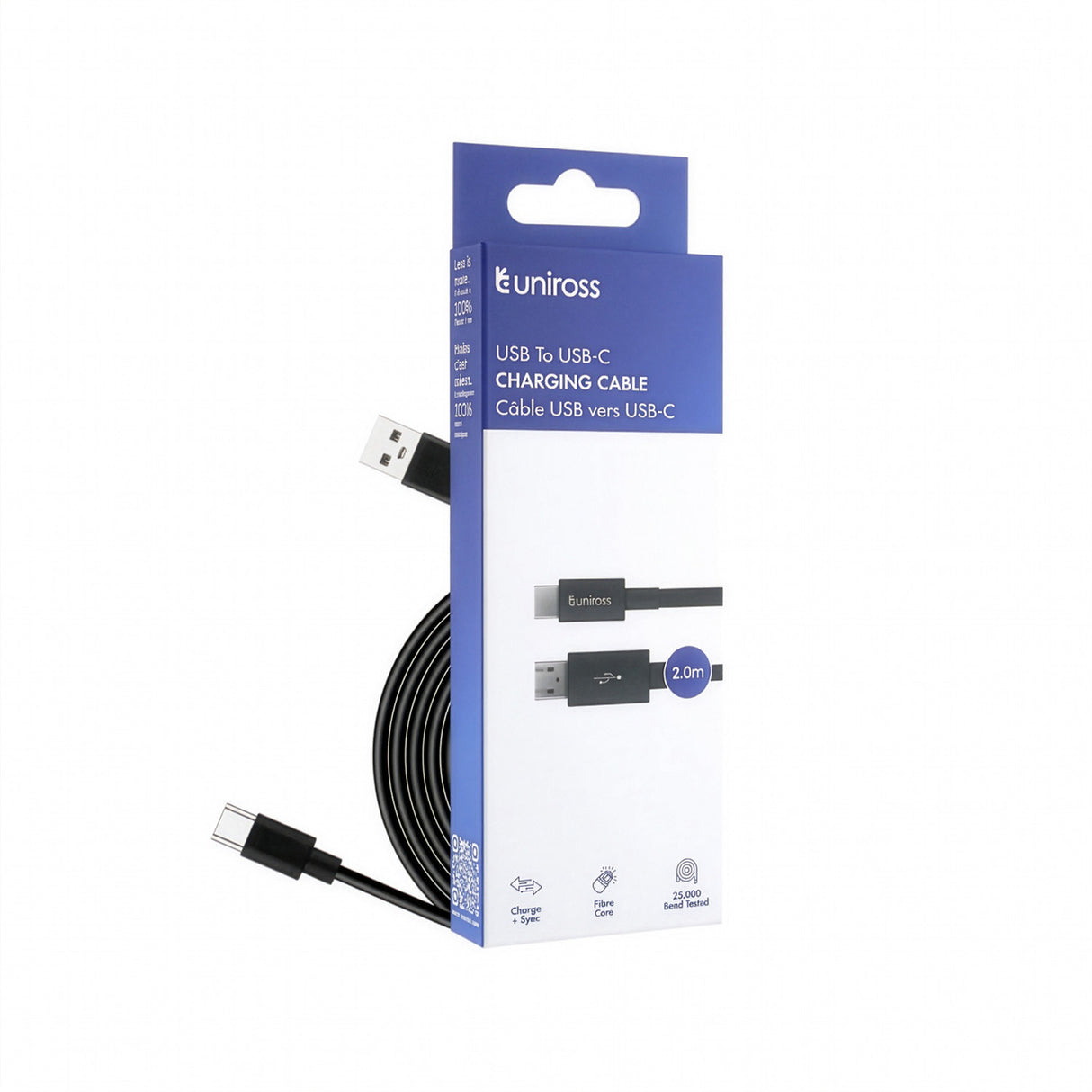Uniross USB-A to USB-C Charging Cable