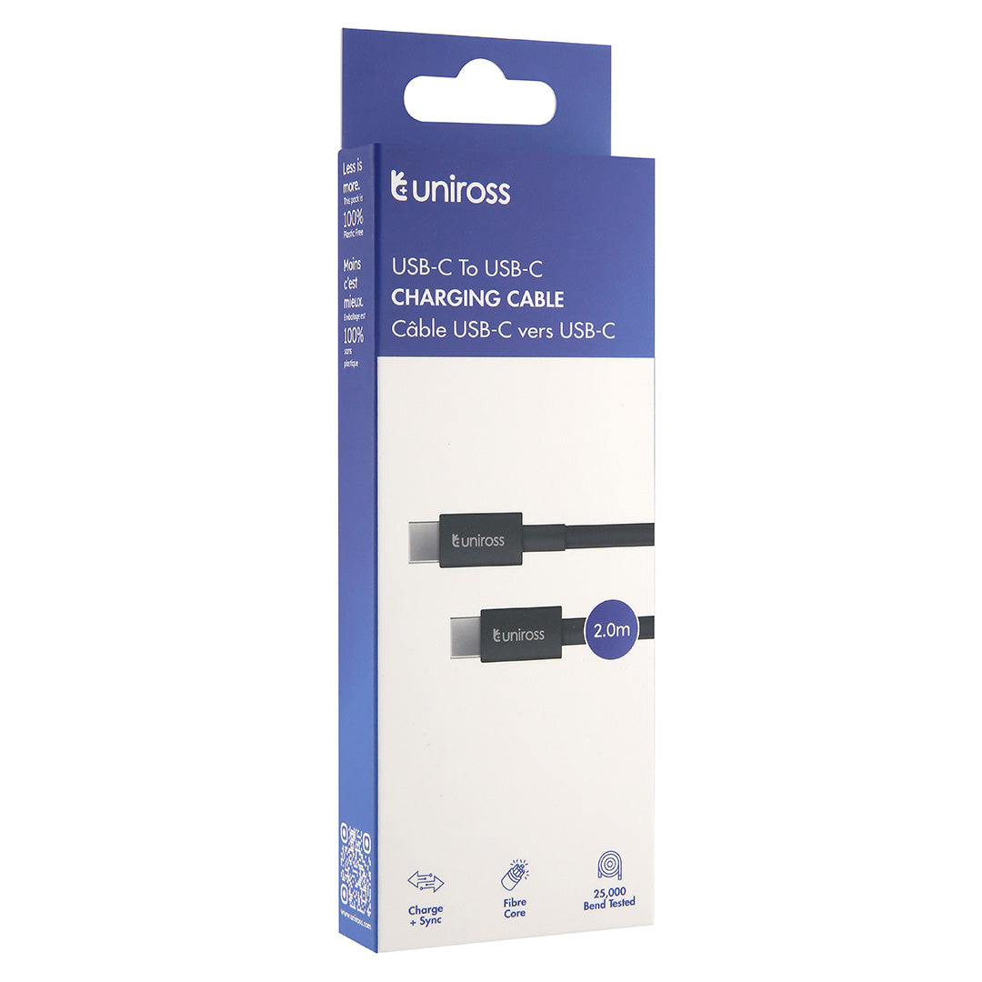 Uniross USB-C to USB-C Charging Cable