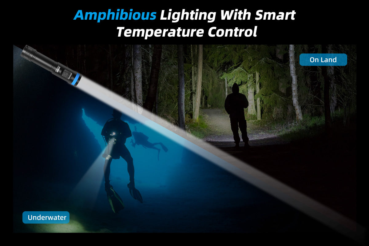 Xtar D20 Press LED Diving Torch Kit