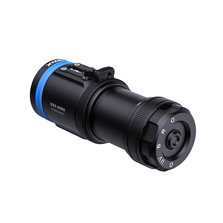 Xtar D30 4000 LED Diving Torch Kit (White/Red/Blue/UV)