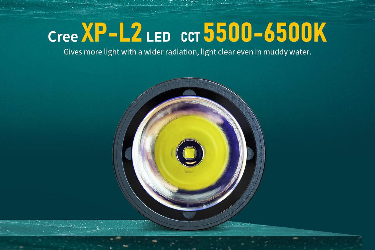 Xtar DS1 LED Diving Torch Kit