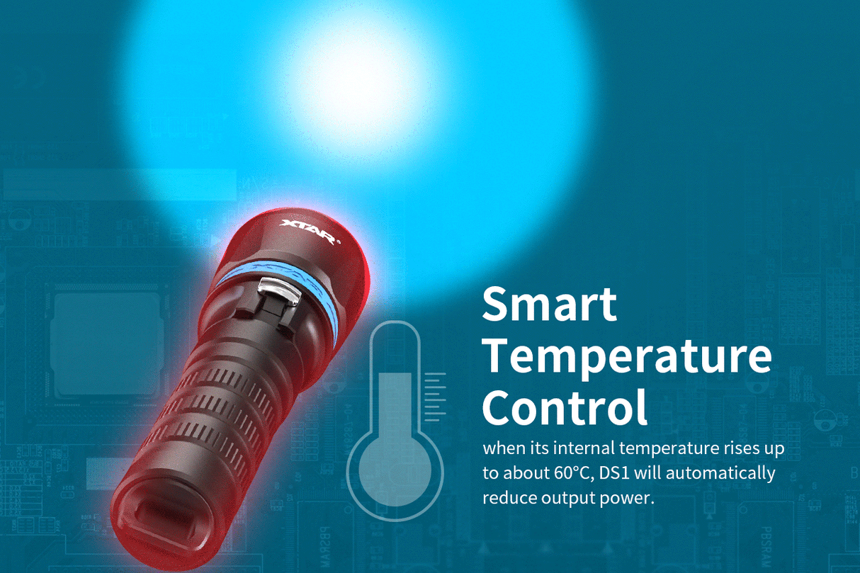 Xtar DS1 LED Diving Torch Kit