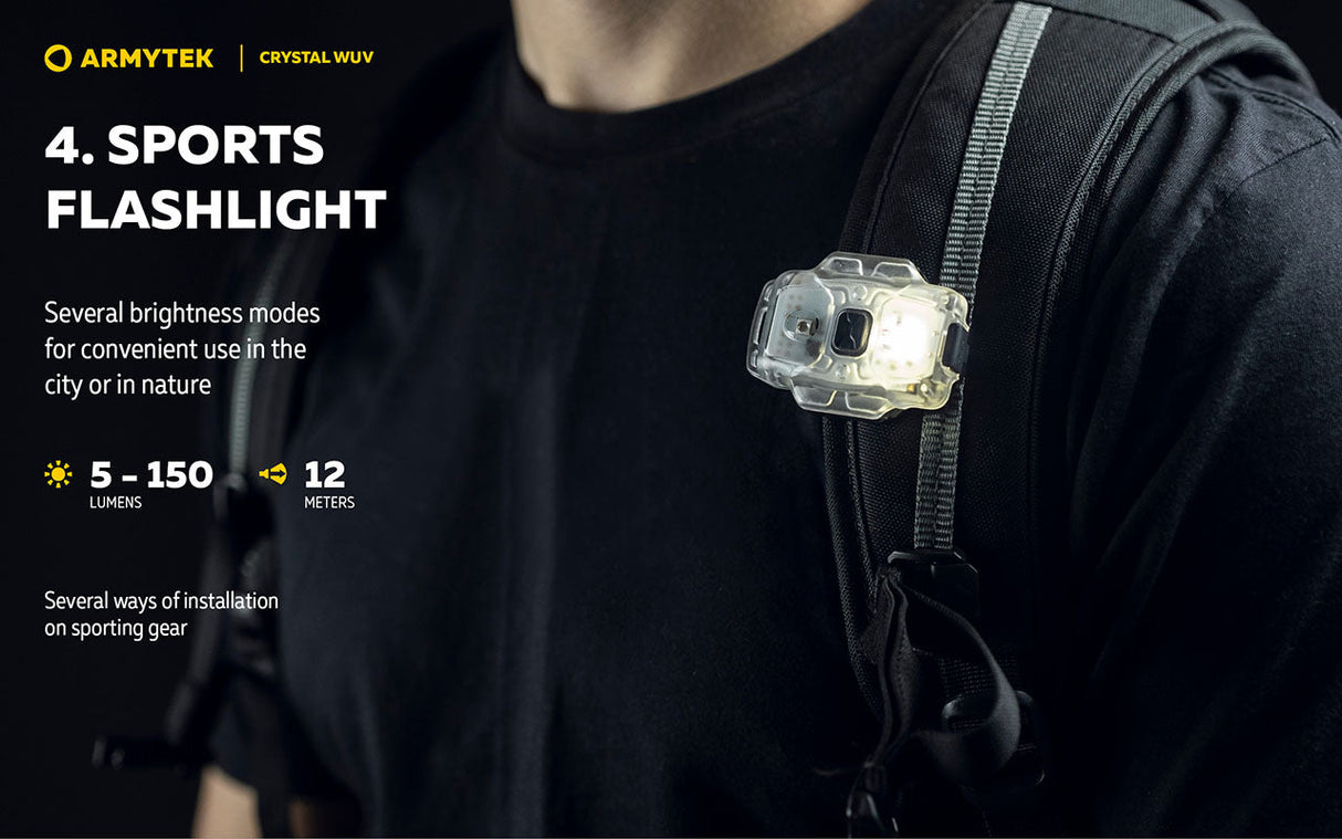 Armytek Crystal WUV Multipurpose Rechargeable LED Light