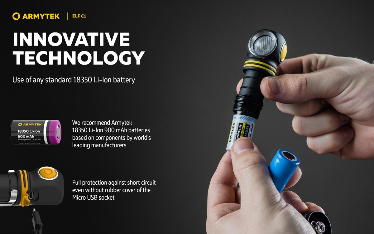 Armytek Elf C1 EDC Rechargeable LED Torch