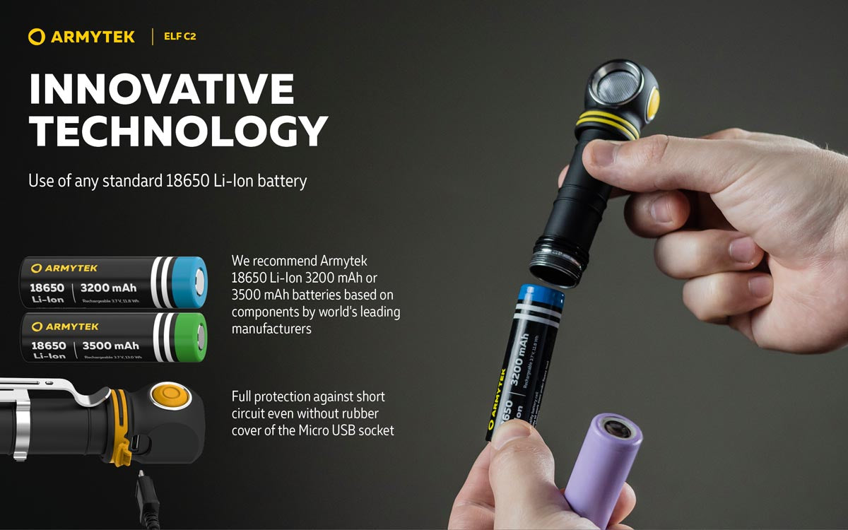 Armytek Elf C2 EDC Rechargeable LED Torch