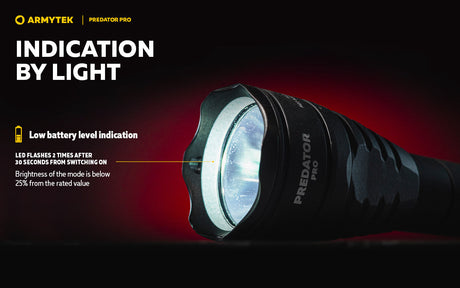 Armytek Predator Pro Tactical Rechargeable LED Torch
