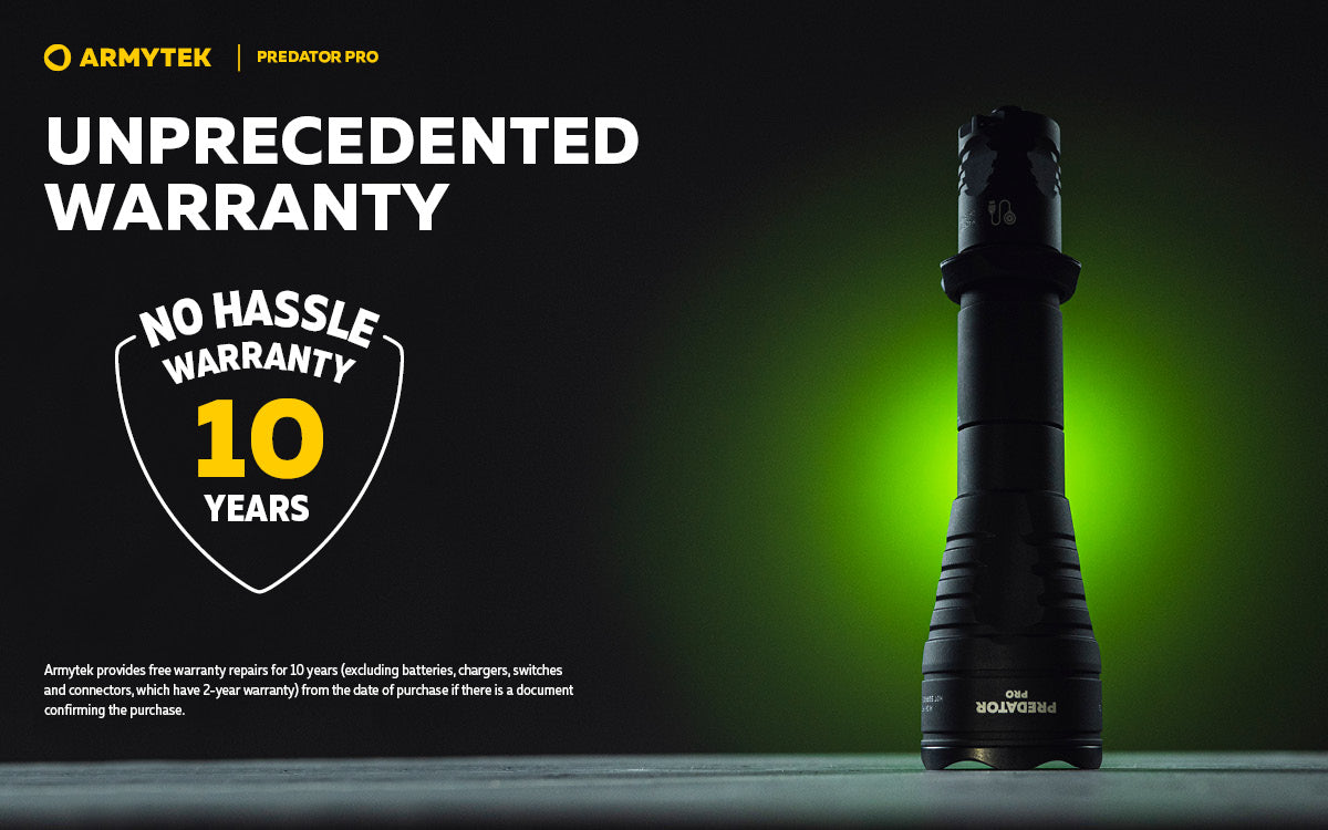 Armytek Predator Pro Tactical Rechargeable LED Torch