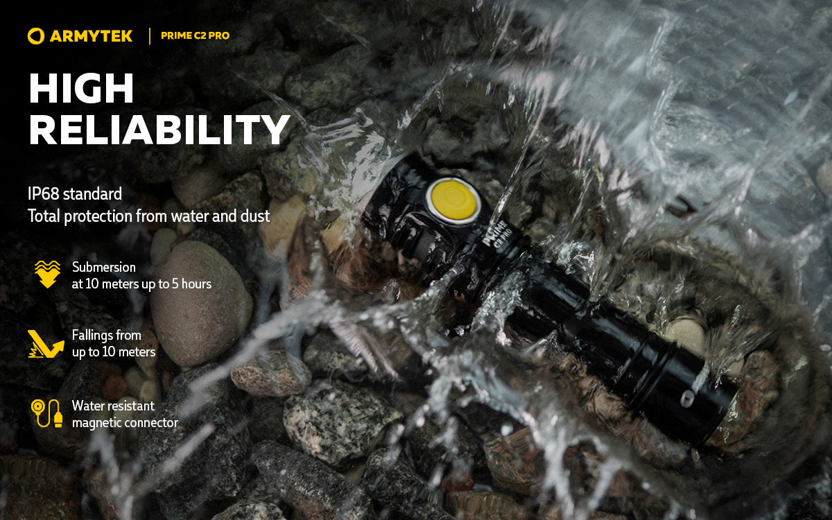 Armytek Prime C2 Pro EDC Rechargeable LED Torch