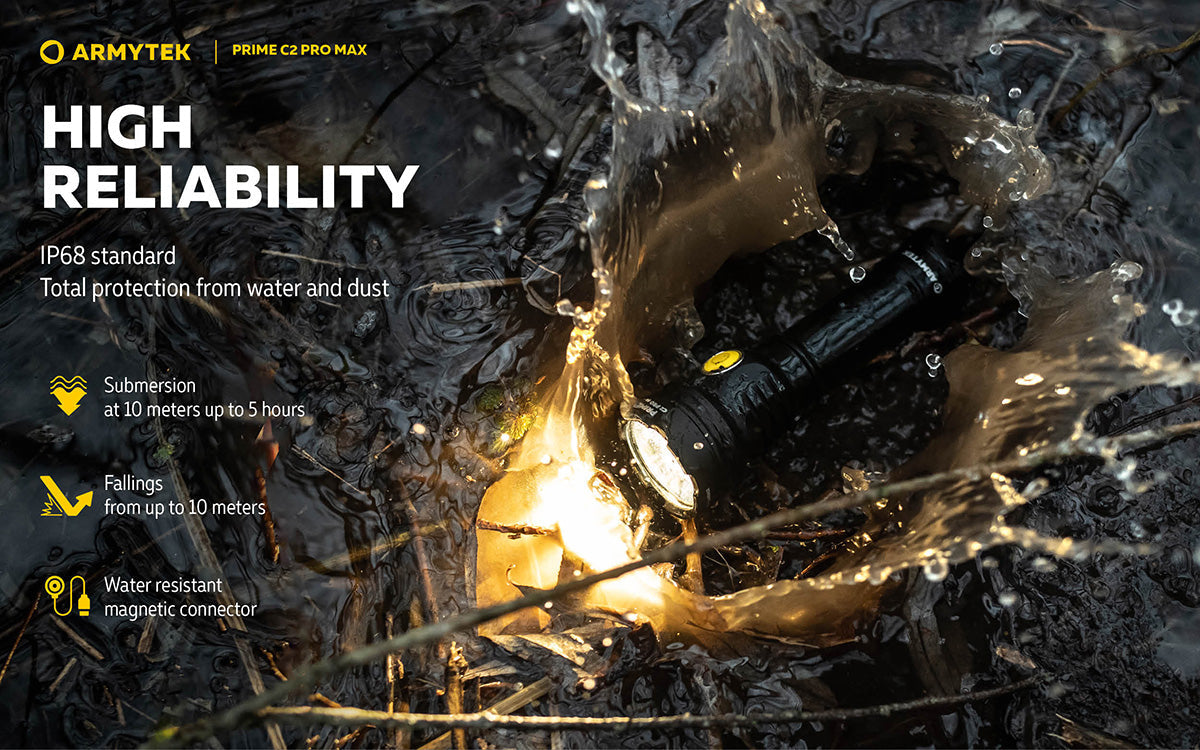 Armytek Prime C2 Pro Max EDC Rechargeable LED Torch