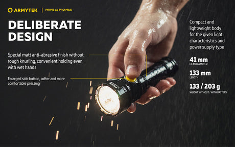 Armytek Prime C2 Pro Max EDC Rechargeable LED Torch