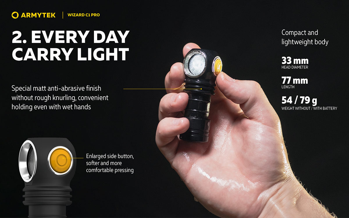 Armytek Wizard C1 Pro Multipurpose Rechargeable LED Torch