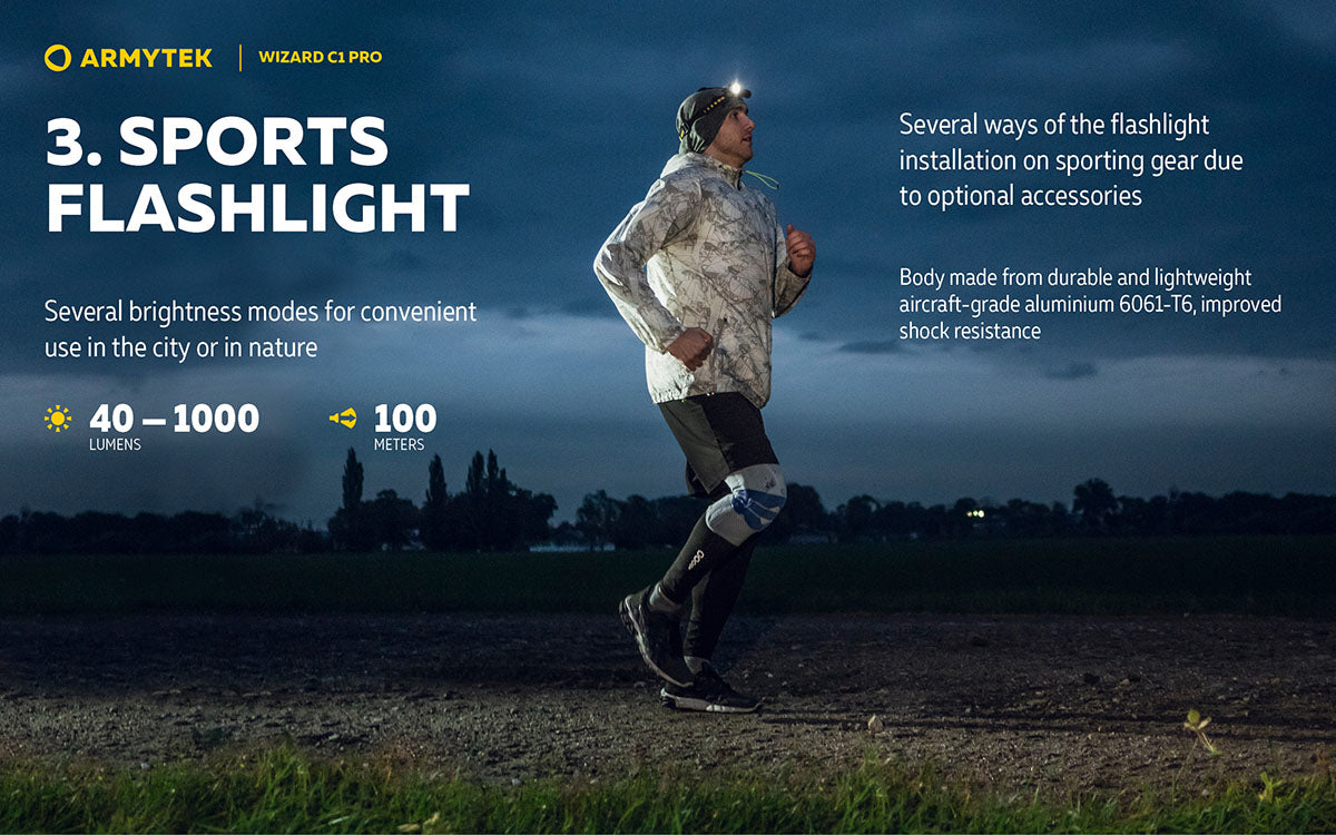 Armytek Wizard C1 Pro Multipurpose Rechargeable LED Torch