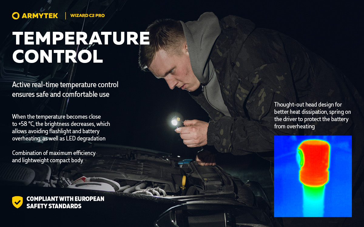 Armytek Wizard C2 Pro Multipurpose Rechargeable LED Torch
