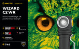 Armytek Wizard C2 WR Multipurpose Rechargeable LED Torch