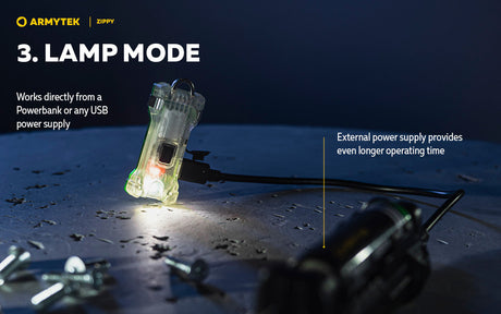 Armytek Zippy LED Key Ring Torch