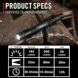 Coast HP3R Rechargeable Dual Power LED Torch